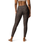 Chocolate Leopard Yoga Leggings