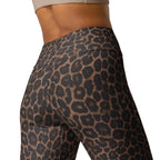 Chocolate Leopard Yoga Leggings