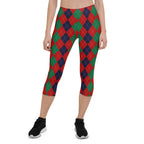 Christmas Argyle Capris