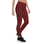 Christmas Buffalo Print Leggings