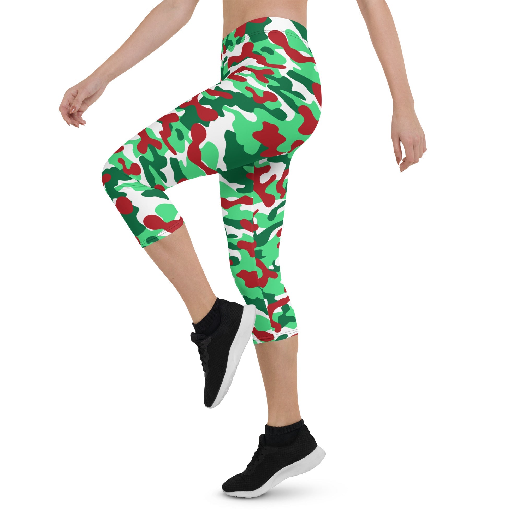 Christmas Camo Capris