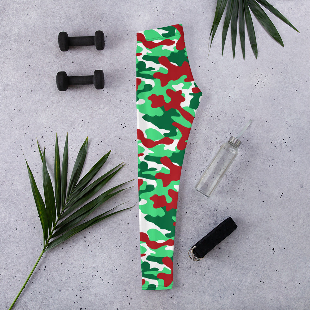 Christmas Camo Leggings