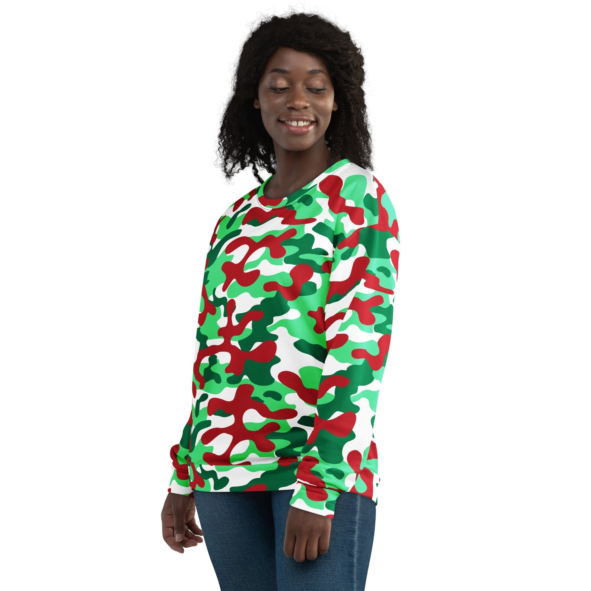 Camo christmas sweater best sale