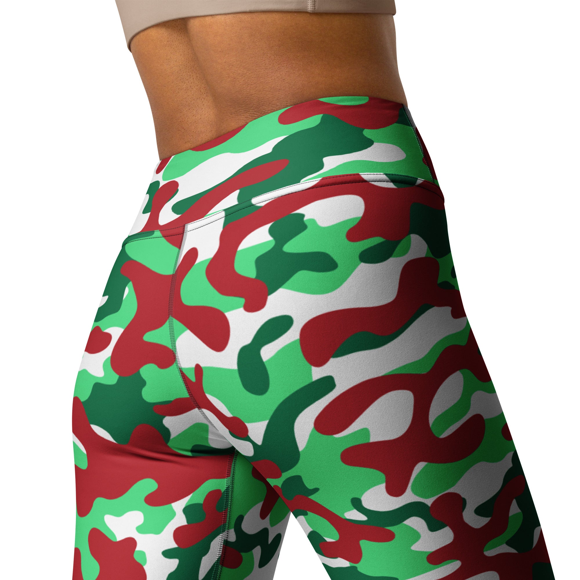 Christmas Camo Yoga Leggings