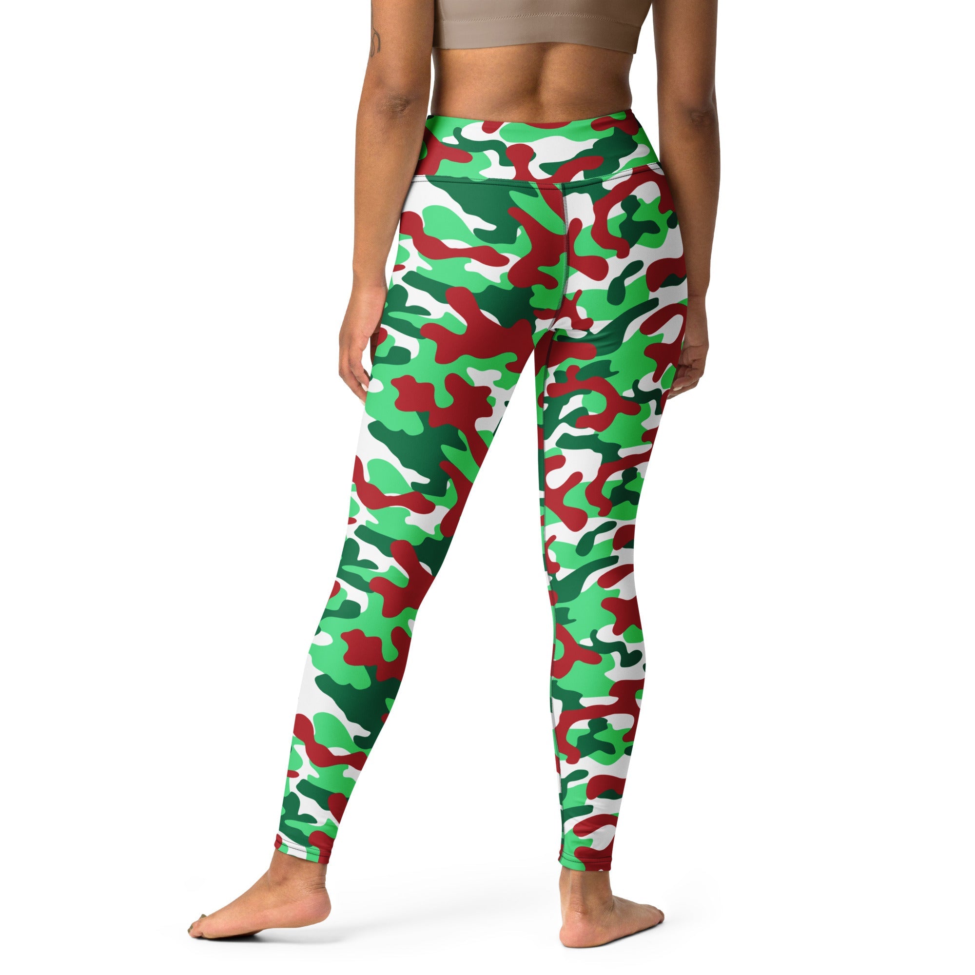 Christmas Camo Yoga Leggings