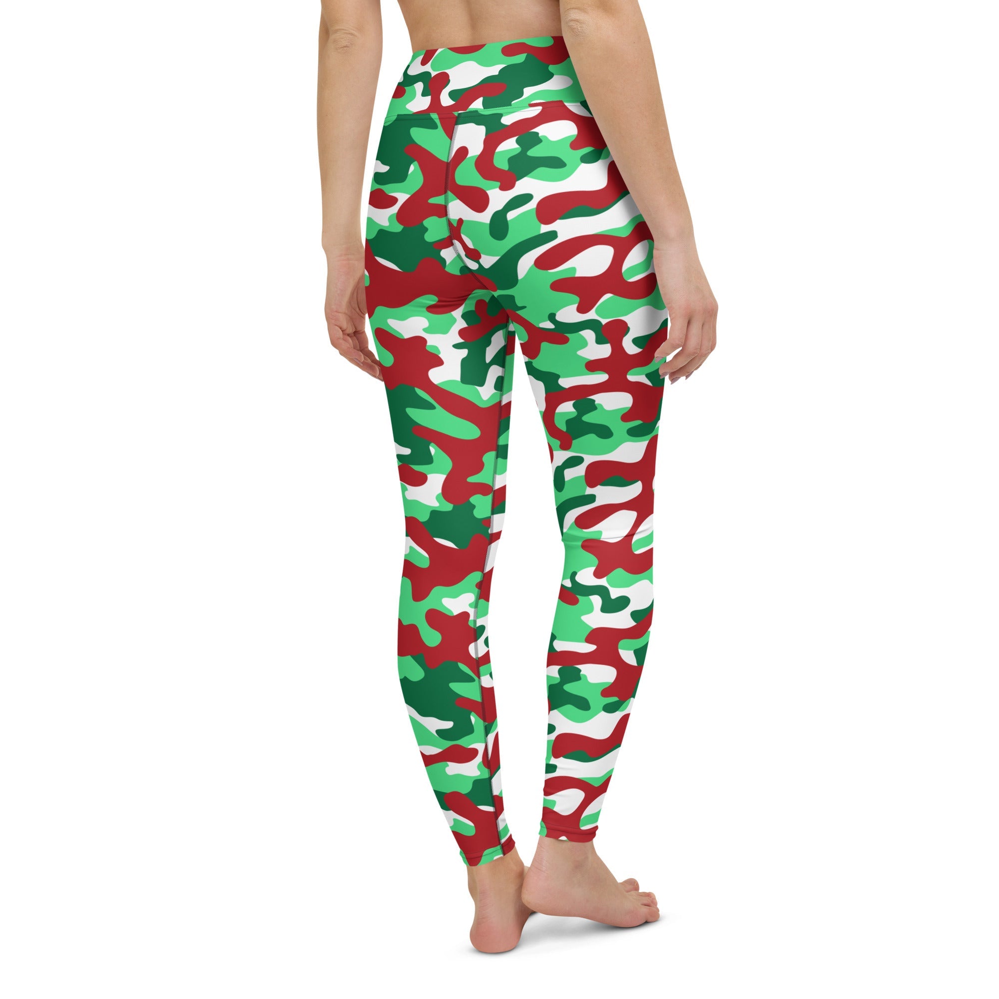 Christmas Camo Yoga Leggings