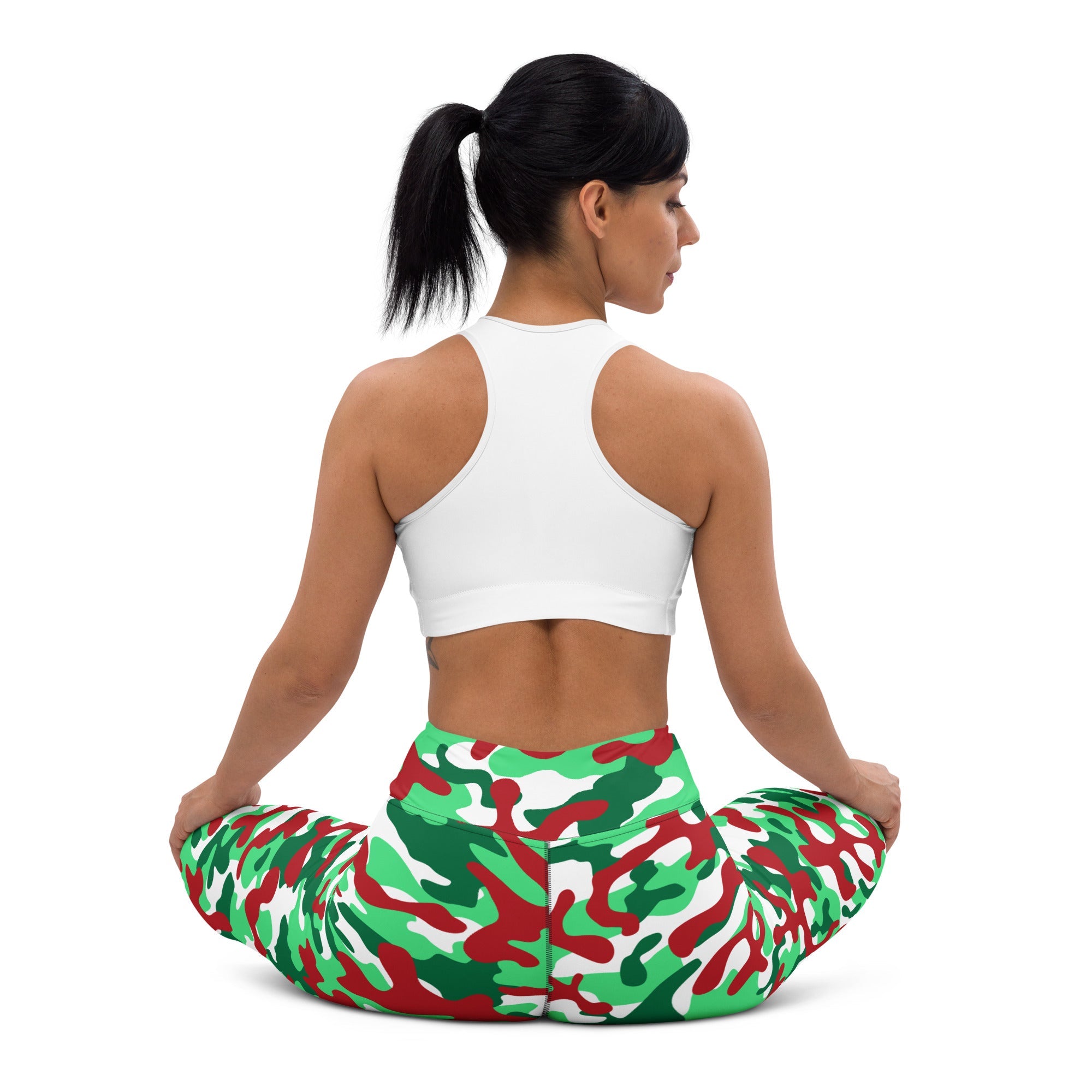 Christmas Camo Yoga Leggings