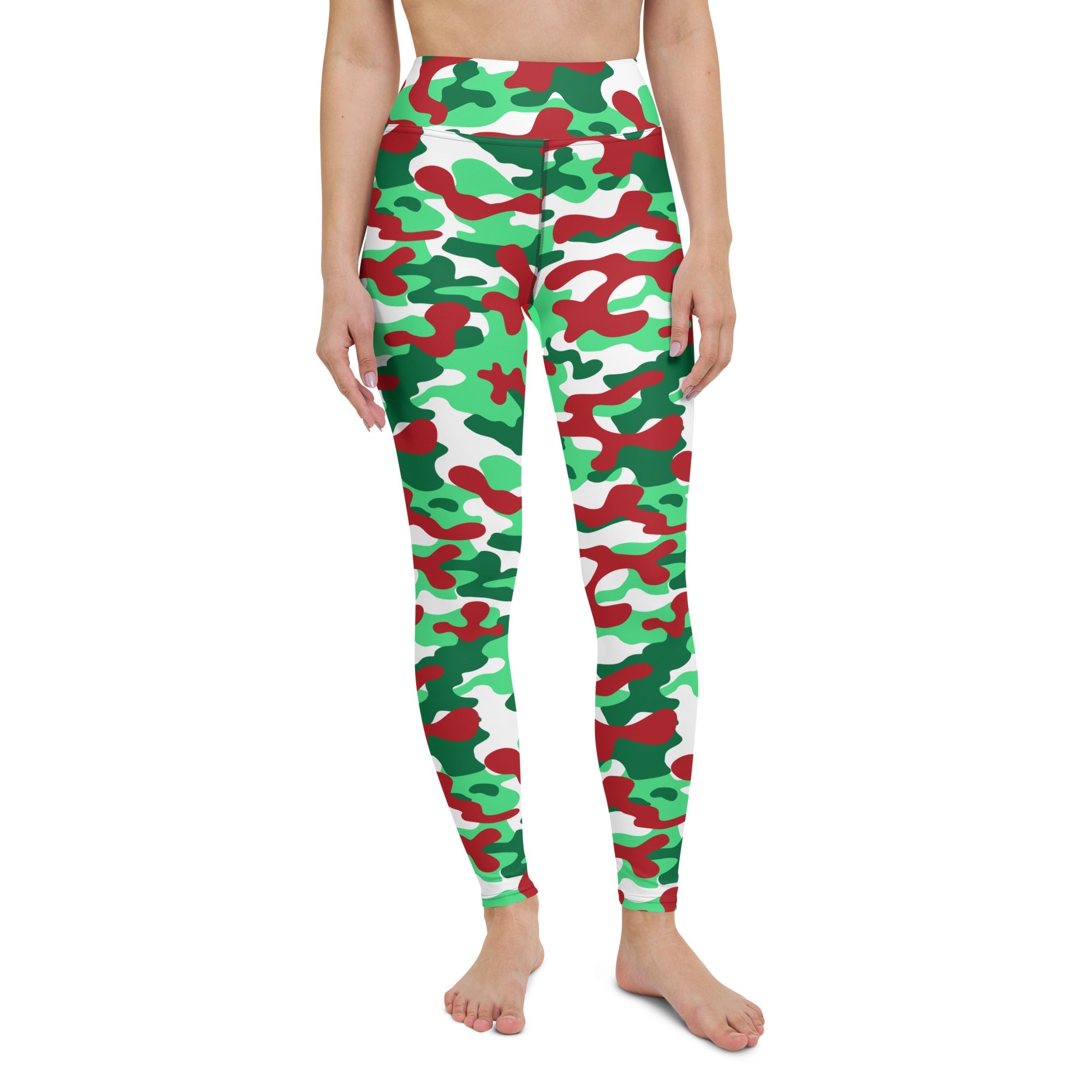 Christmas Camo Yoga Leggings