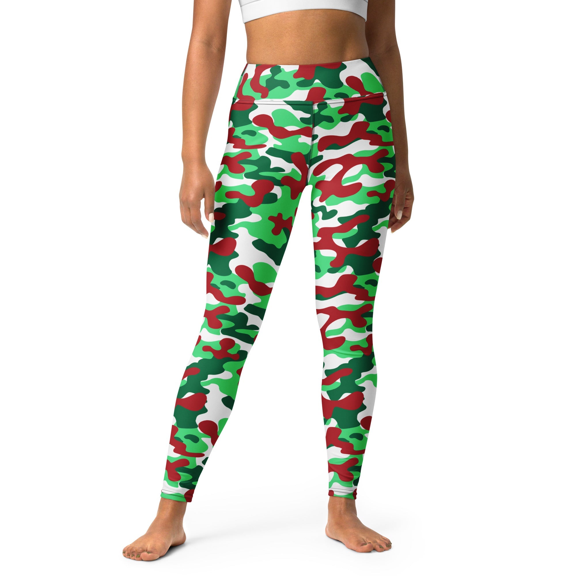 Christmas Camo Yoga Leggings