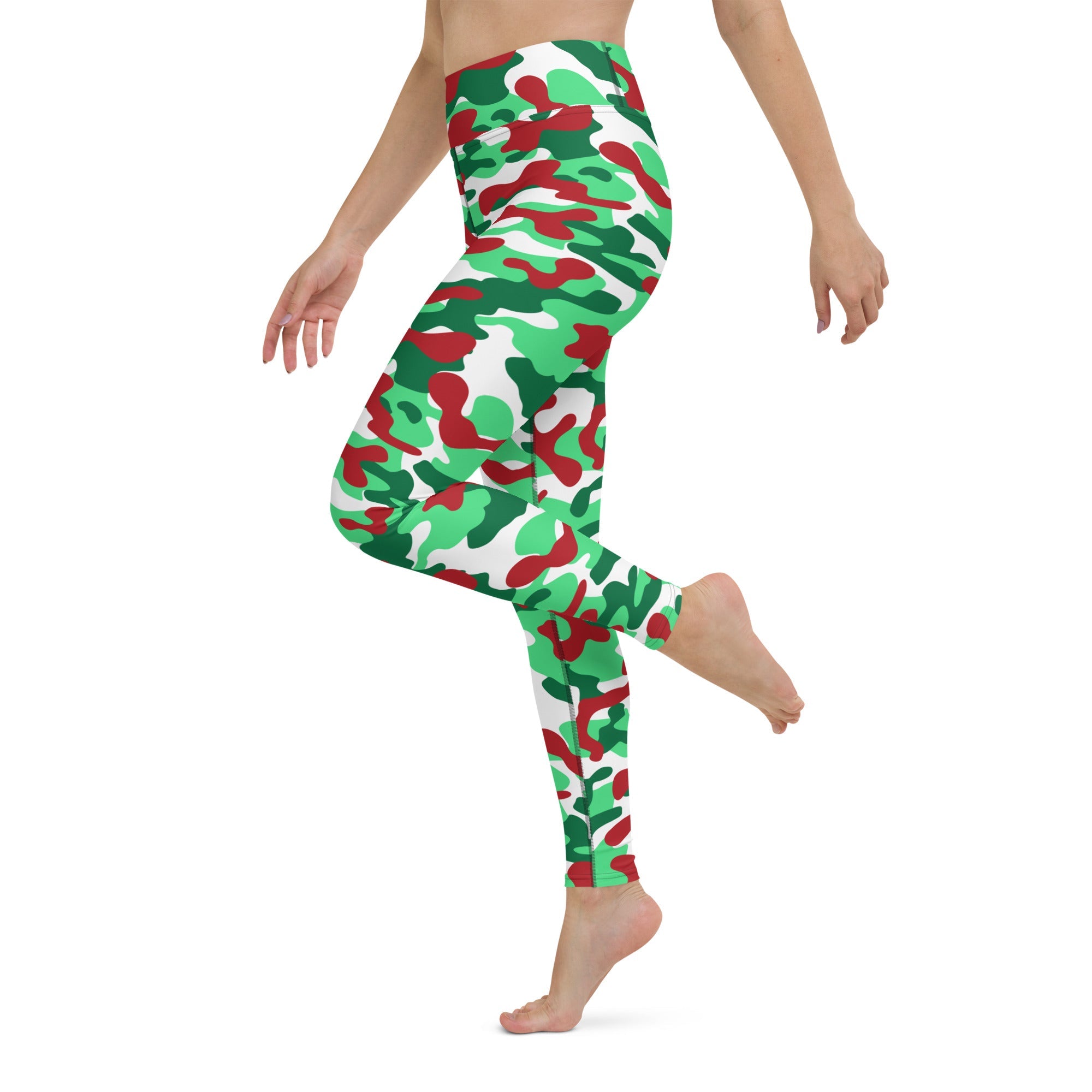 Christmas Camo Yoga Leggings