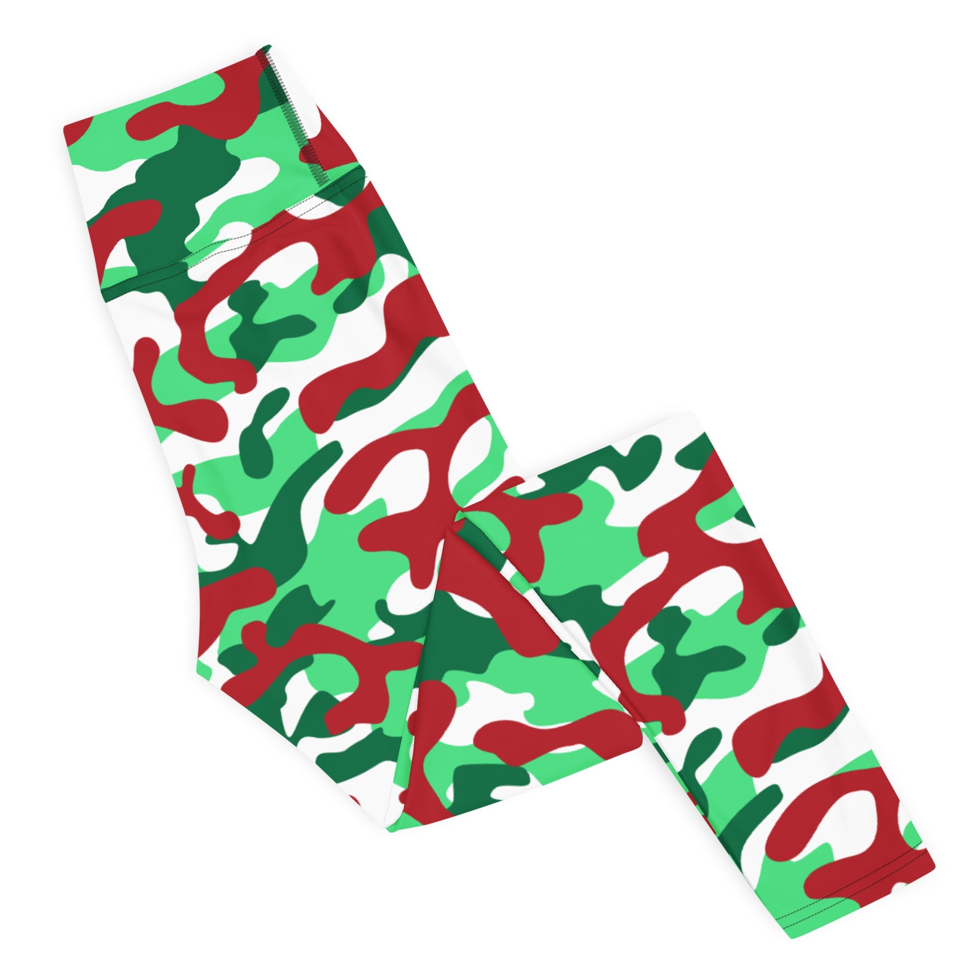 Christmas Camo Yoga Leggings