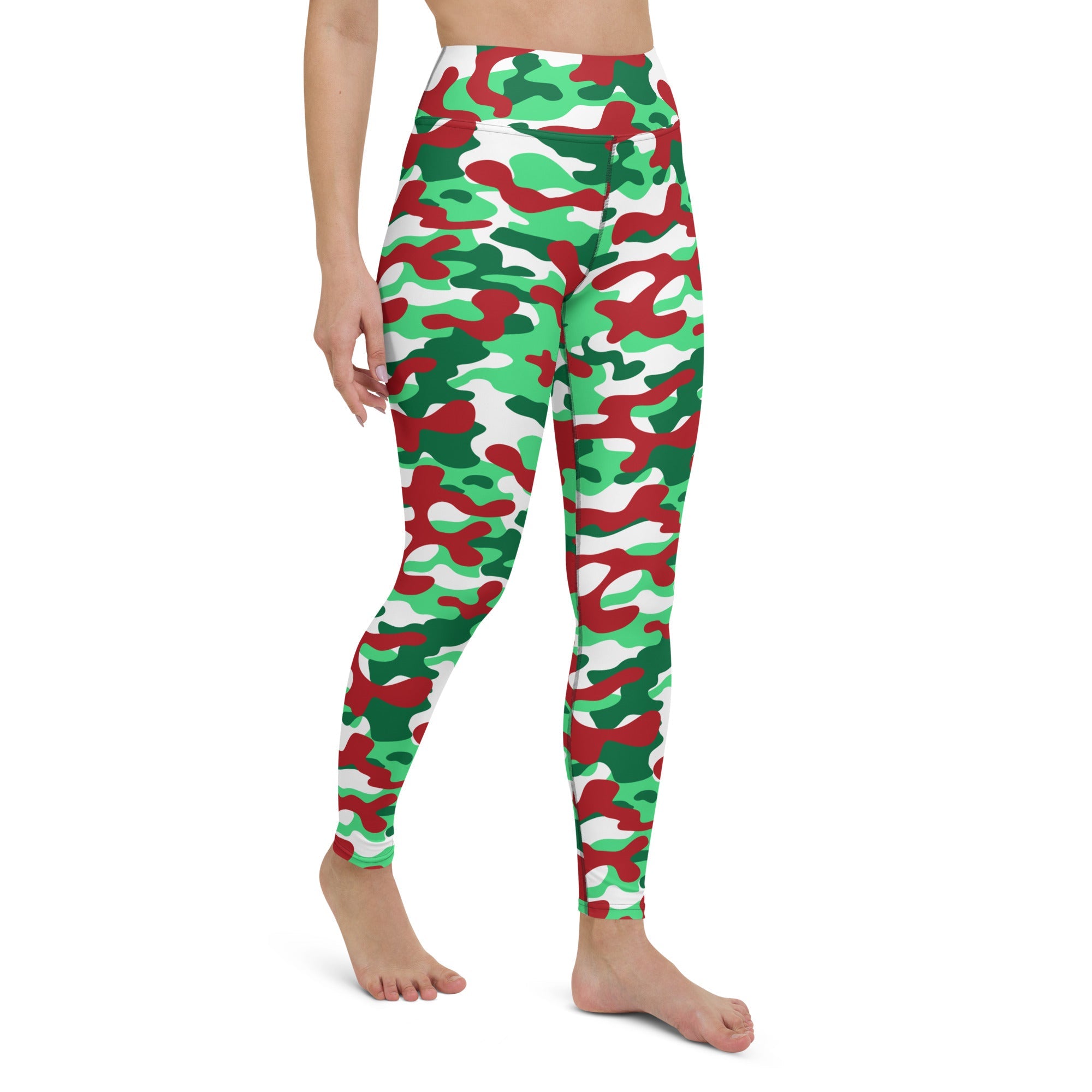 Christmas Camo Yoga Leggings