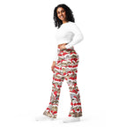 Christmas Cat Flare Leggings