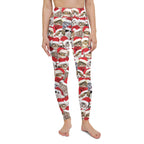 Christmas Cat Yoga Leggings