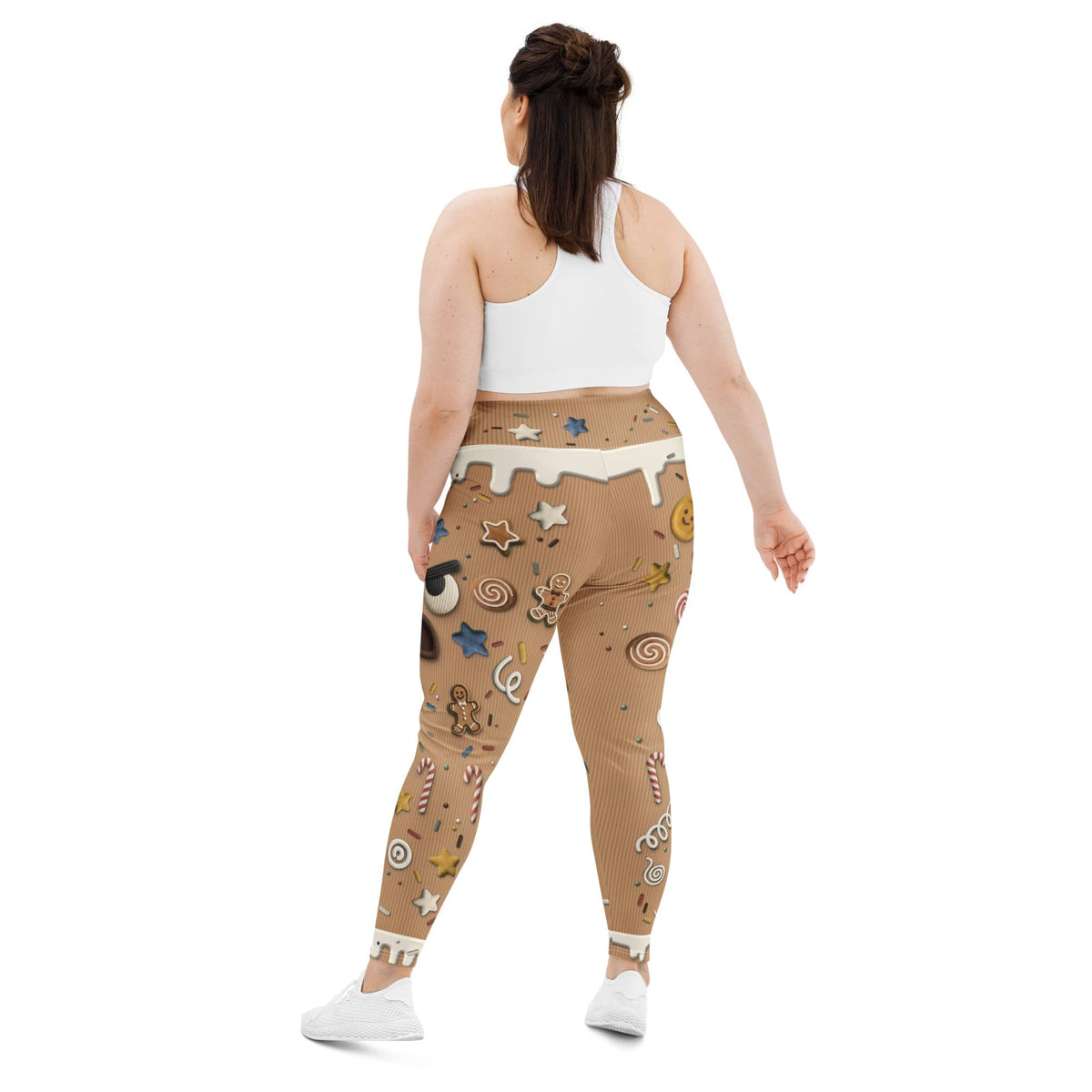 Christmas Cranky Cookie Plus Size Leggings
