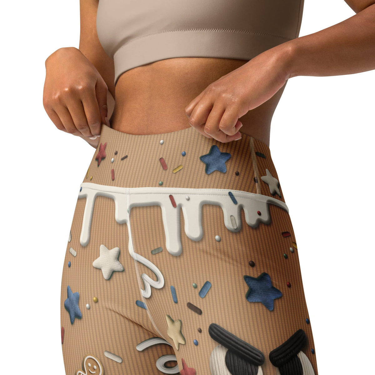 Christmas Cranky Cookie Yoga Leggings