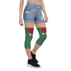 Christmas Denim Shorts Capris