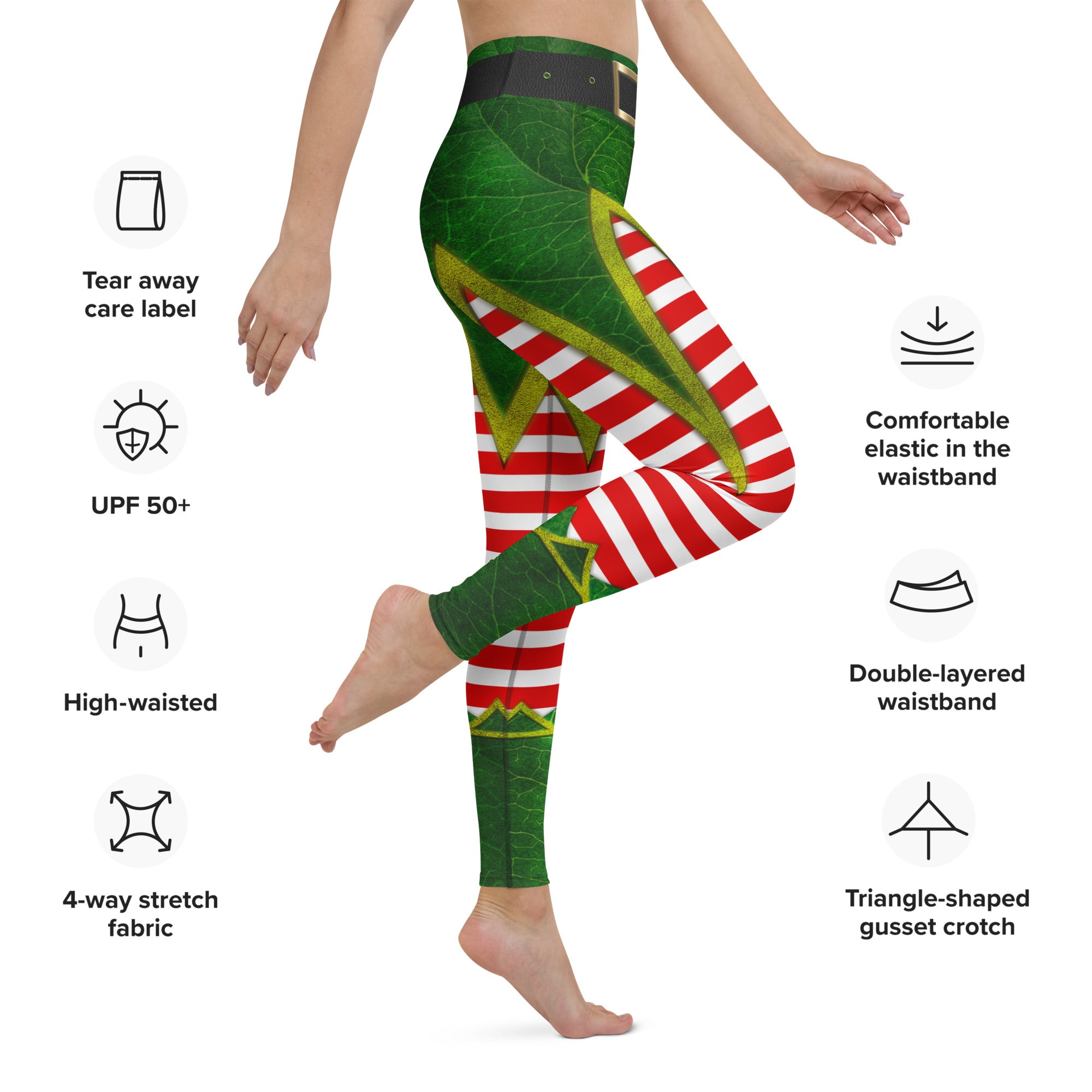 Christmas Elf Yoga Leggings