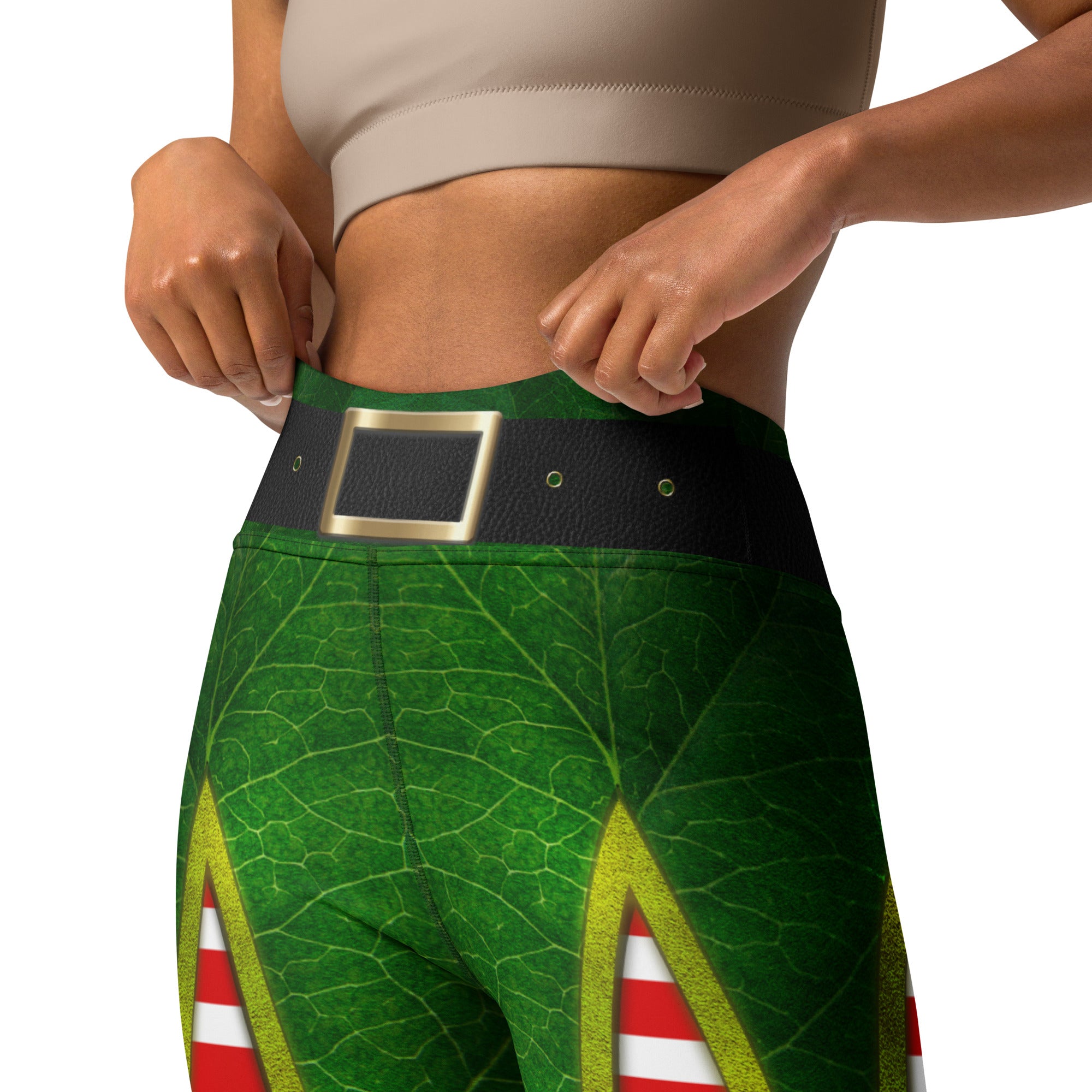 Christmas Elf Yoga Leggings