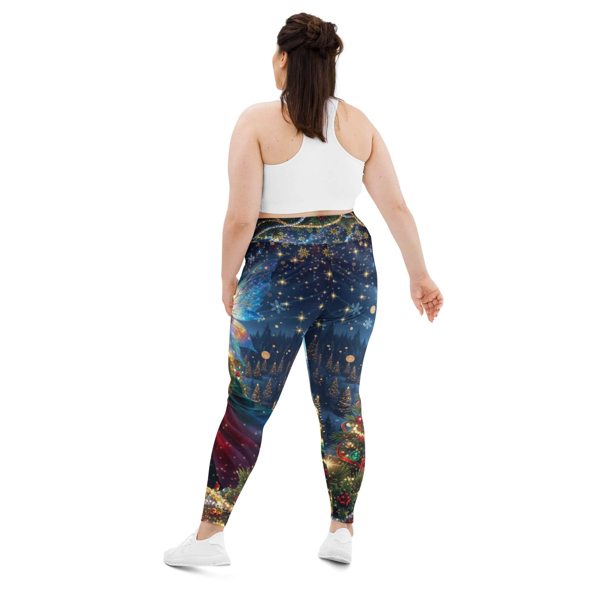 Christmas Fairy Plus Size Leggings