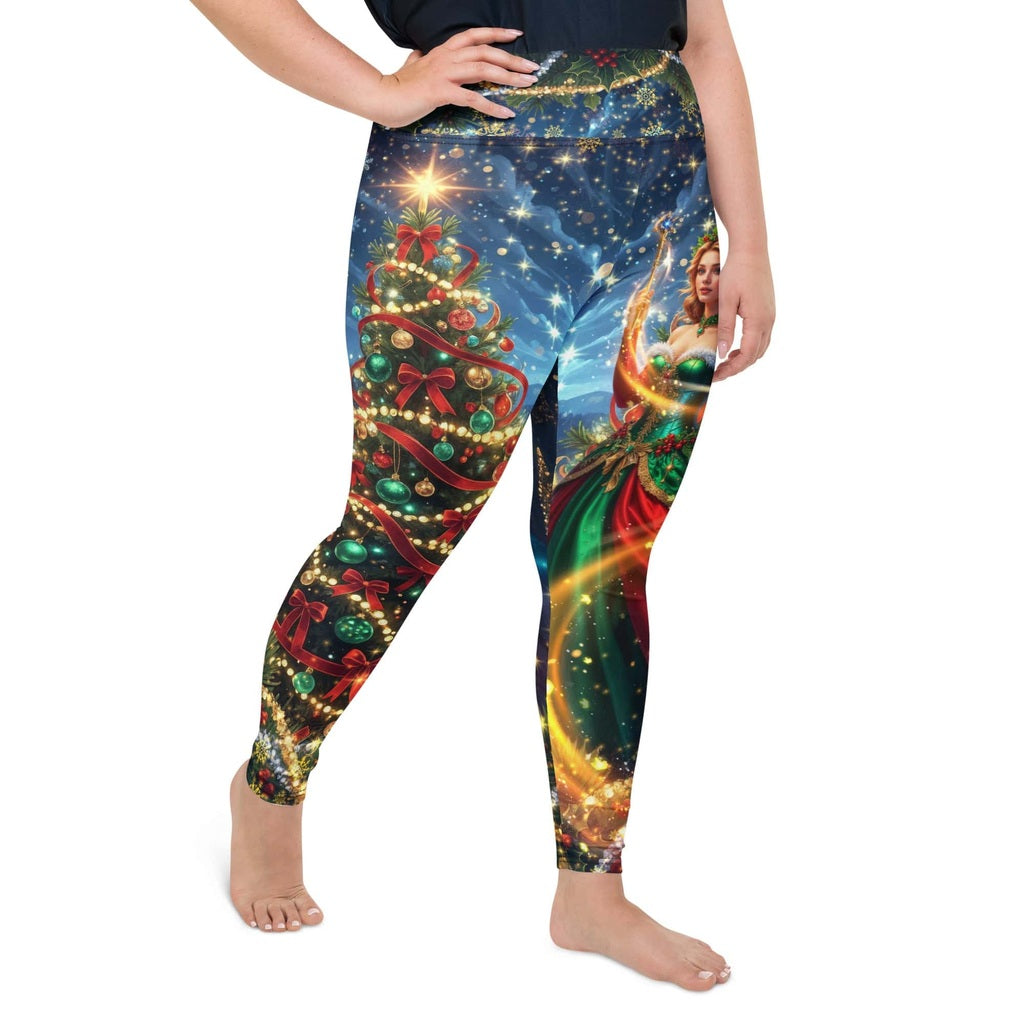 Christmas Fairy Plus Size Leggings