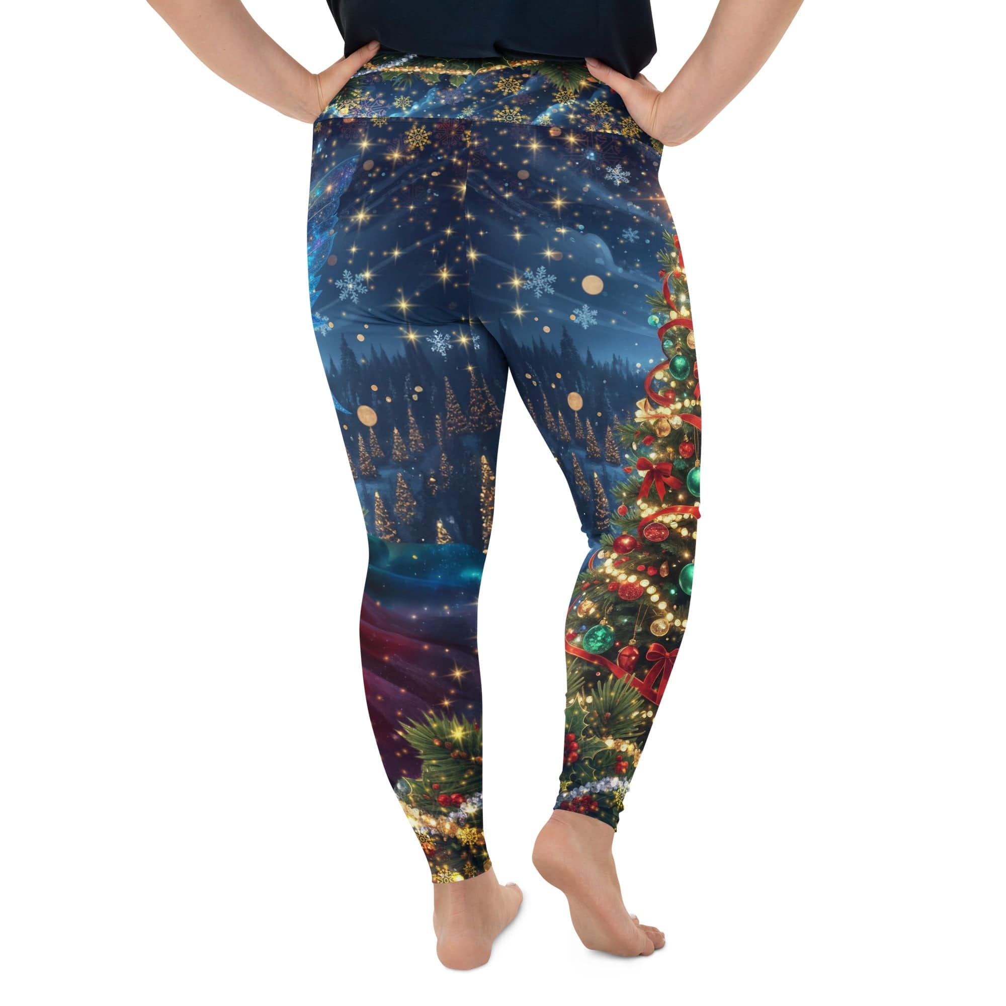 Christmas Fairy Plus Size Leggings