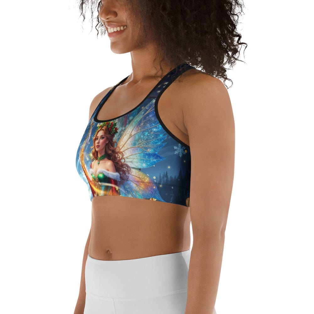 Christmas Fairy Sports Bra