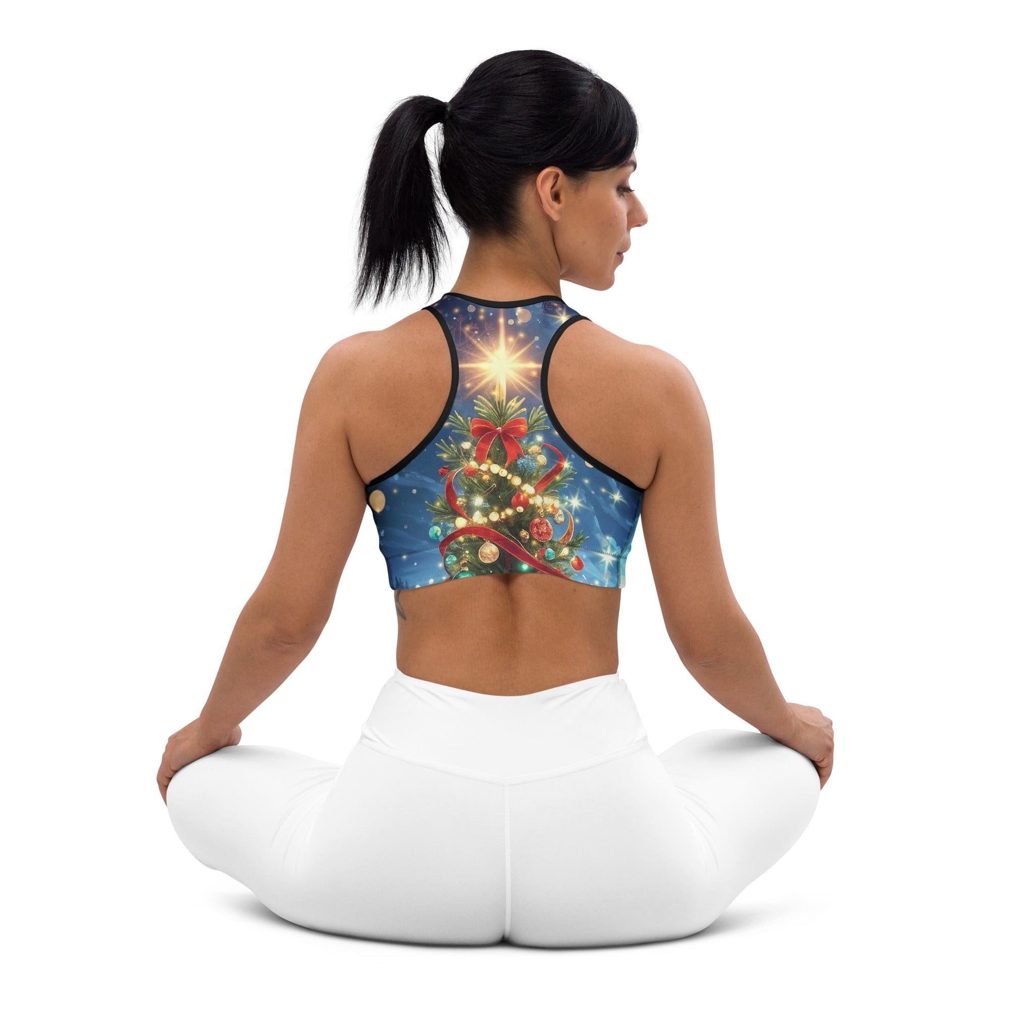 Christmas Fairy Sports Bra