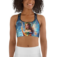 Christmas Fairy Sports Bra