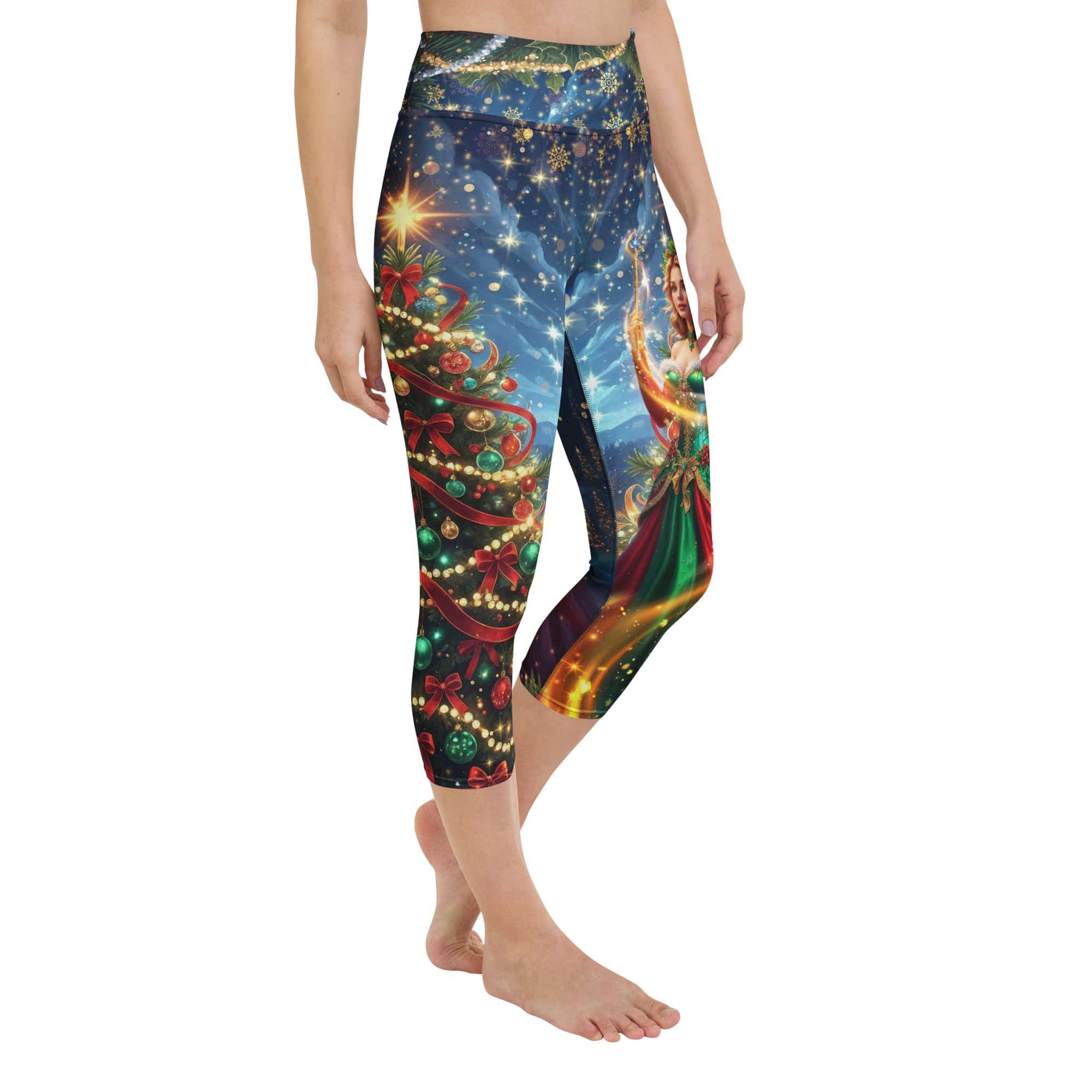 Christmas Fairy Yoga Capris