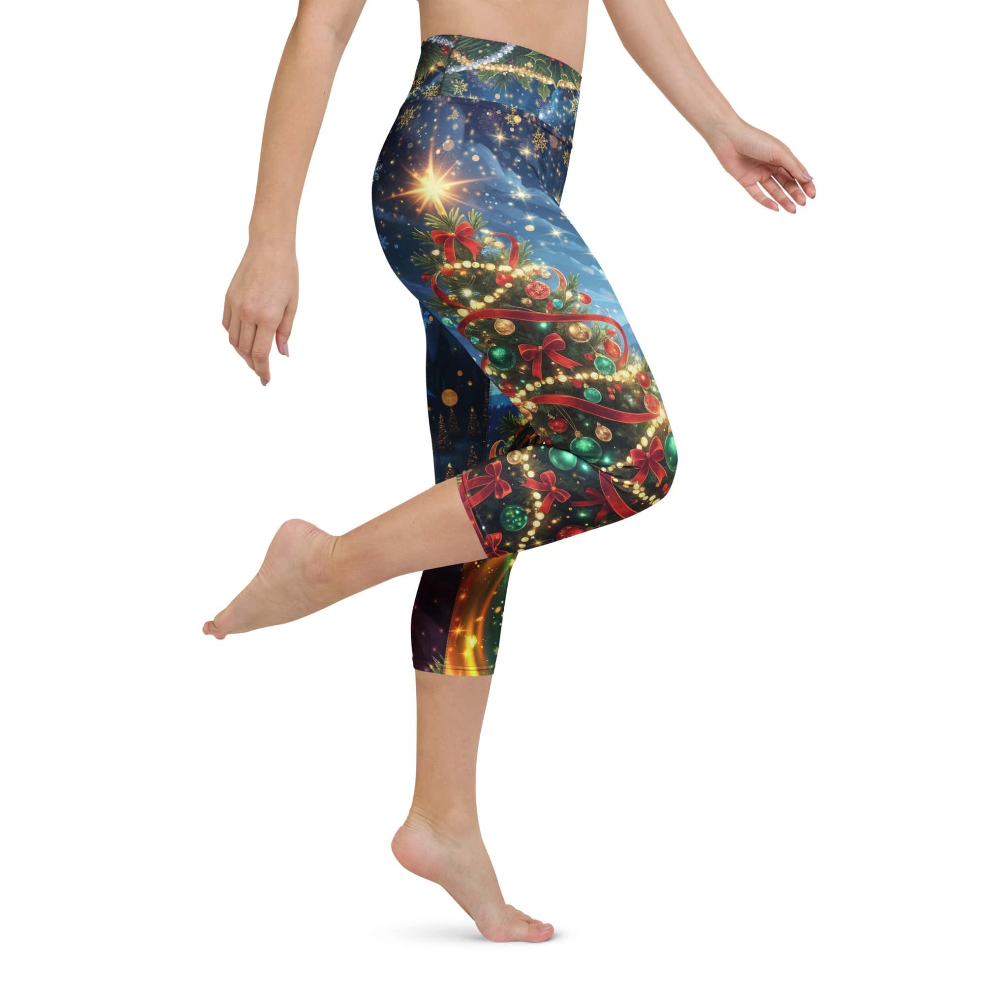 Christmas Fairy Yoga Capris