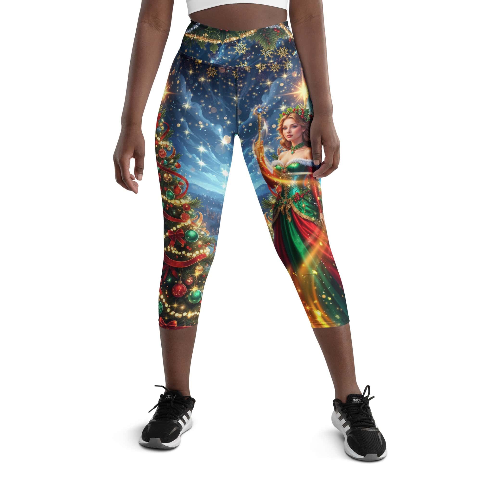 Christmas Fairy Yoga Capris