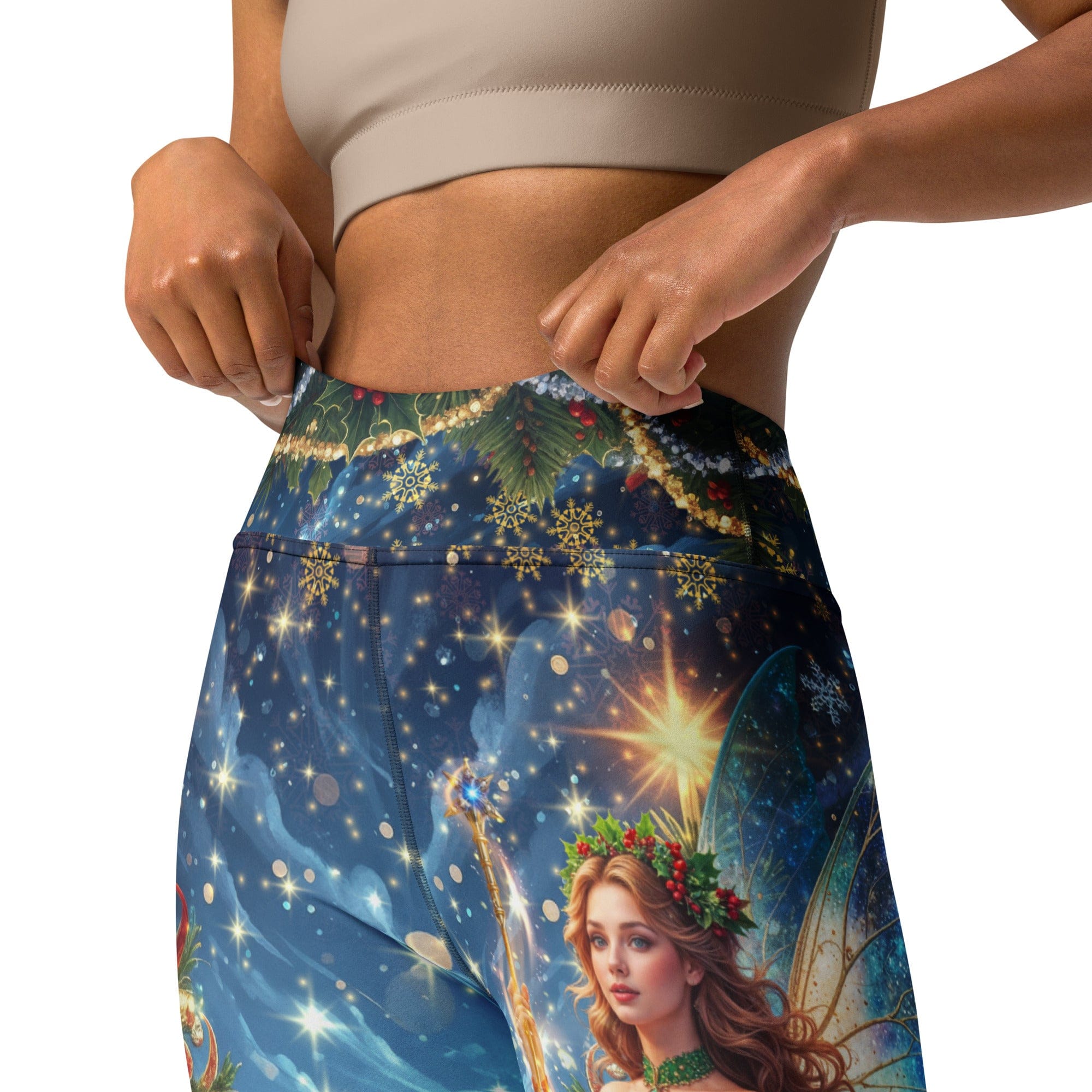 Christmas Fairy Yoga Leggings