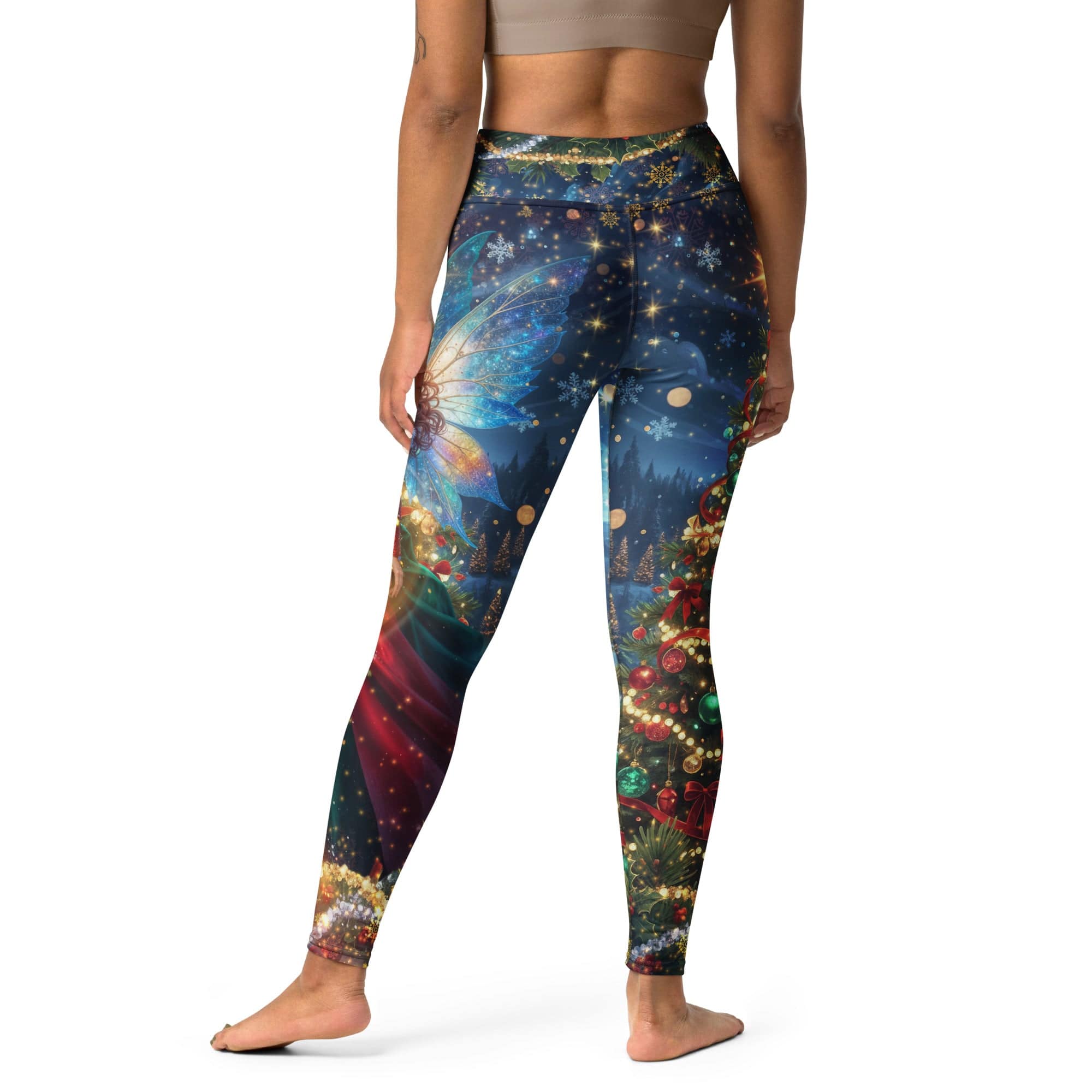 Christmas Fairy Yoga Leggings