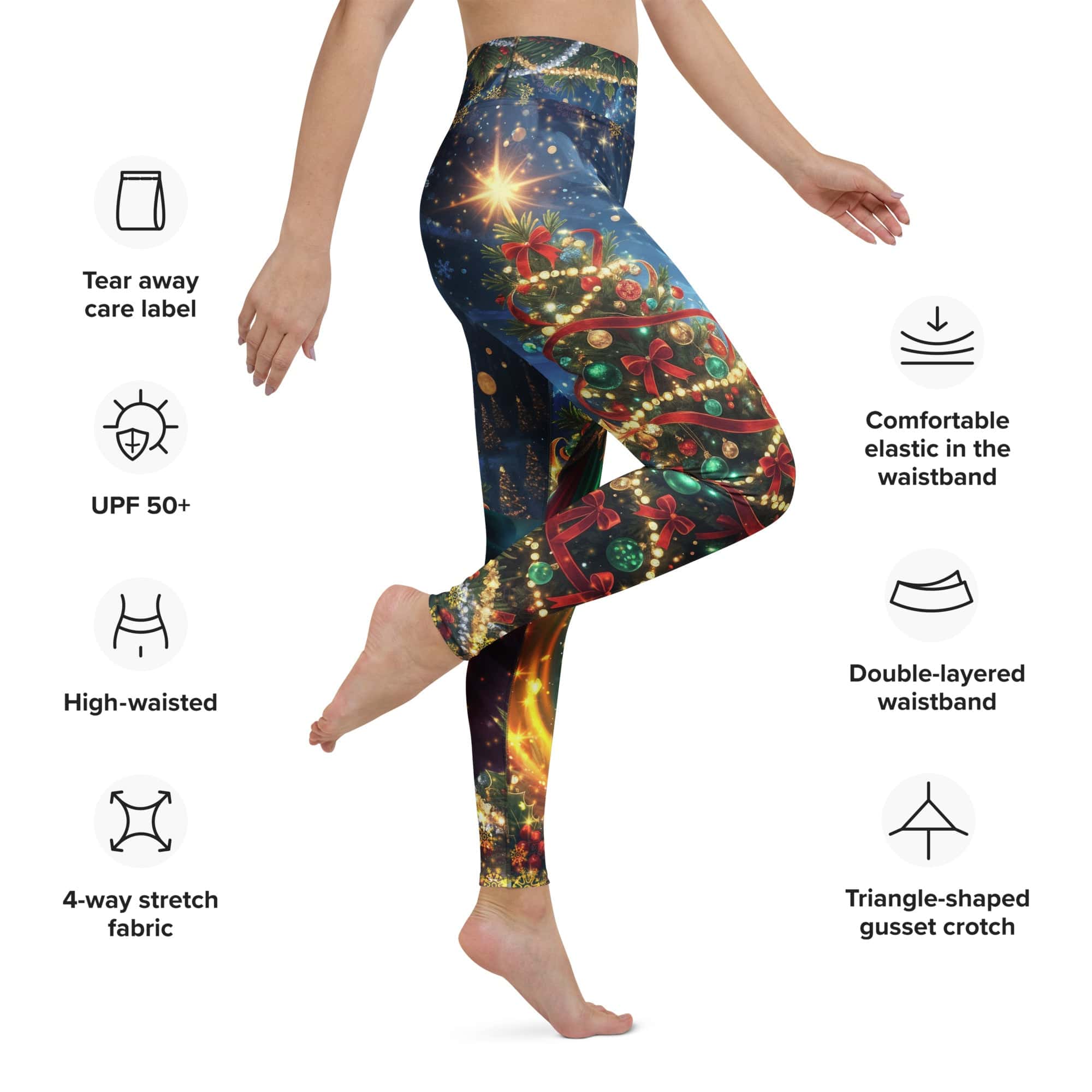 Christmas Fairy Yoga Leggings