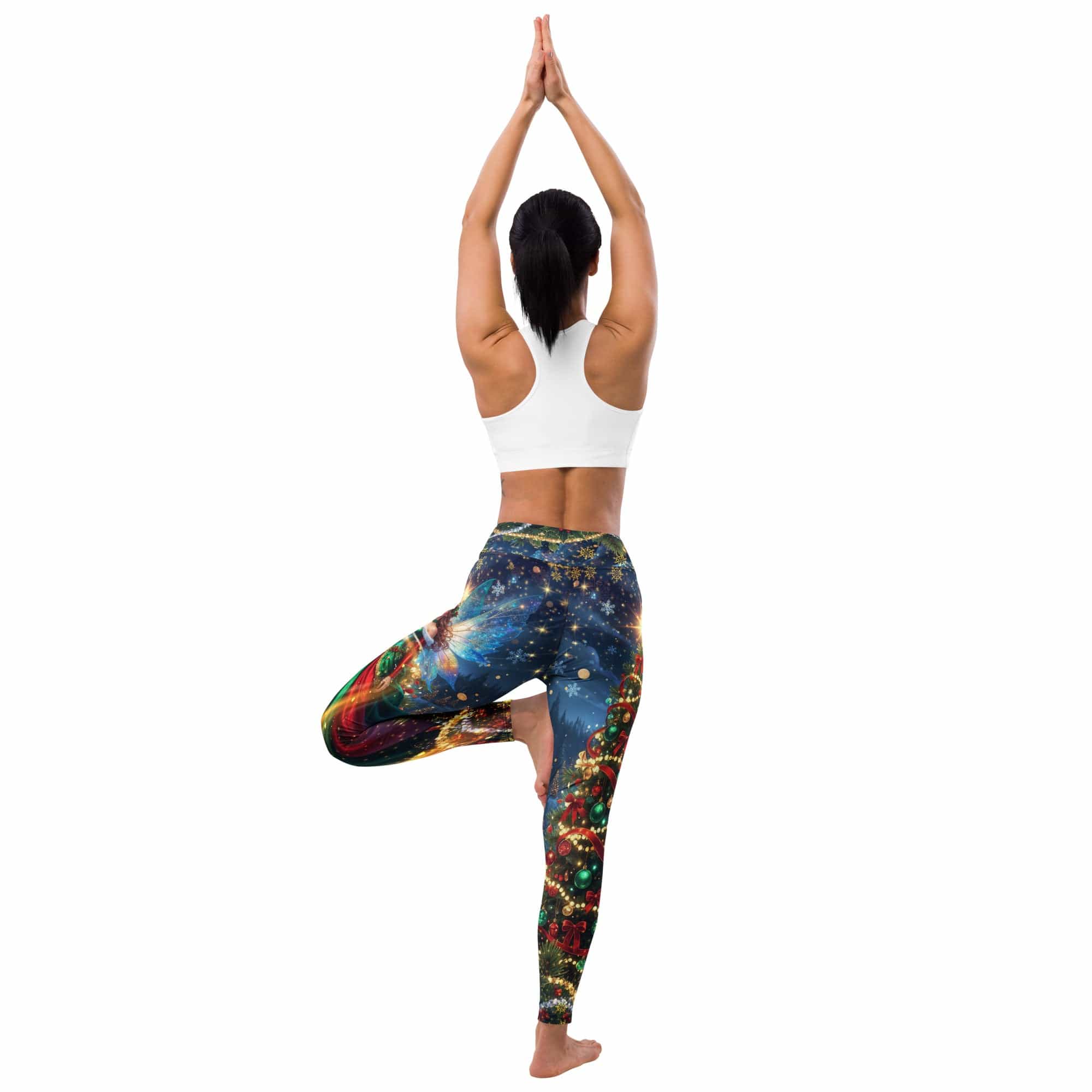 Christmas Fairy Yoga Leggings
