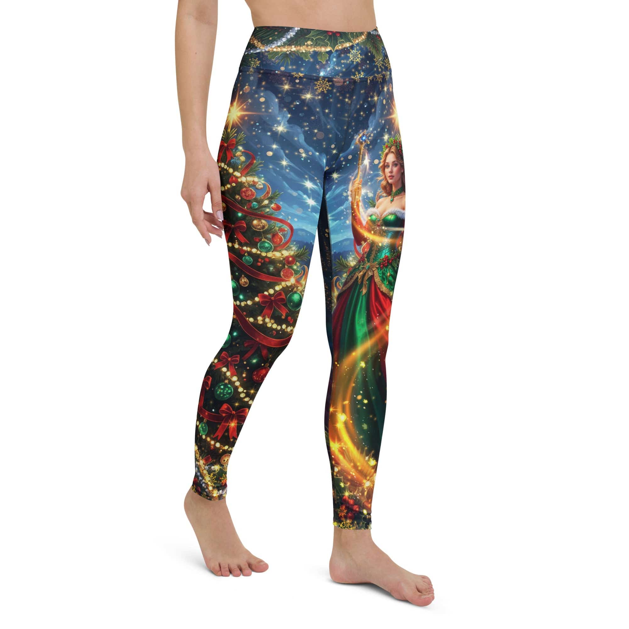 Christmas Fairy Yoga Leggings