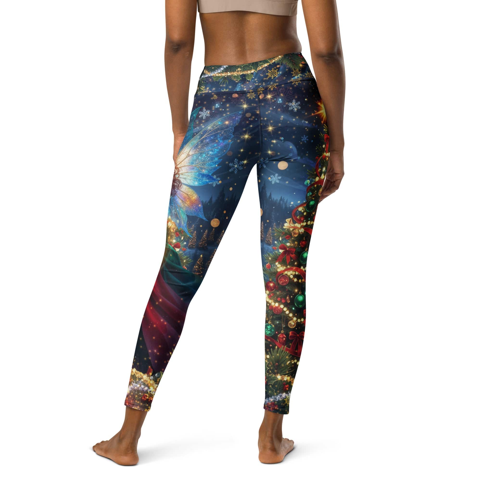 Christmas Fairy Yoga Leggings