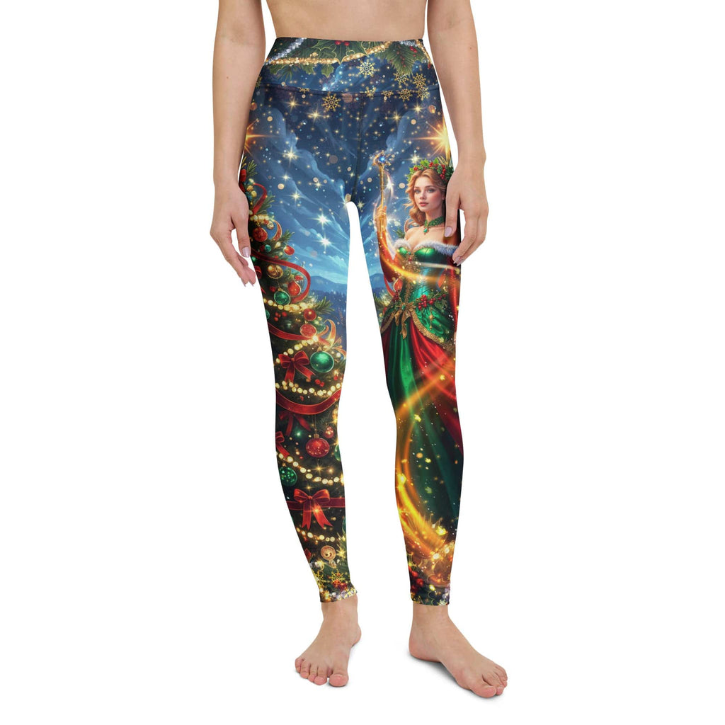 Christmas Fairy Yoga Leggings