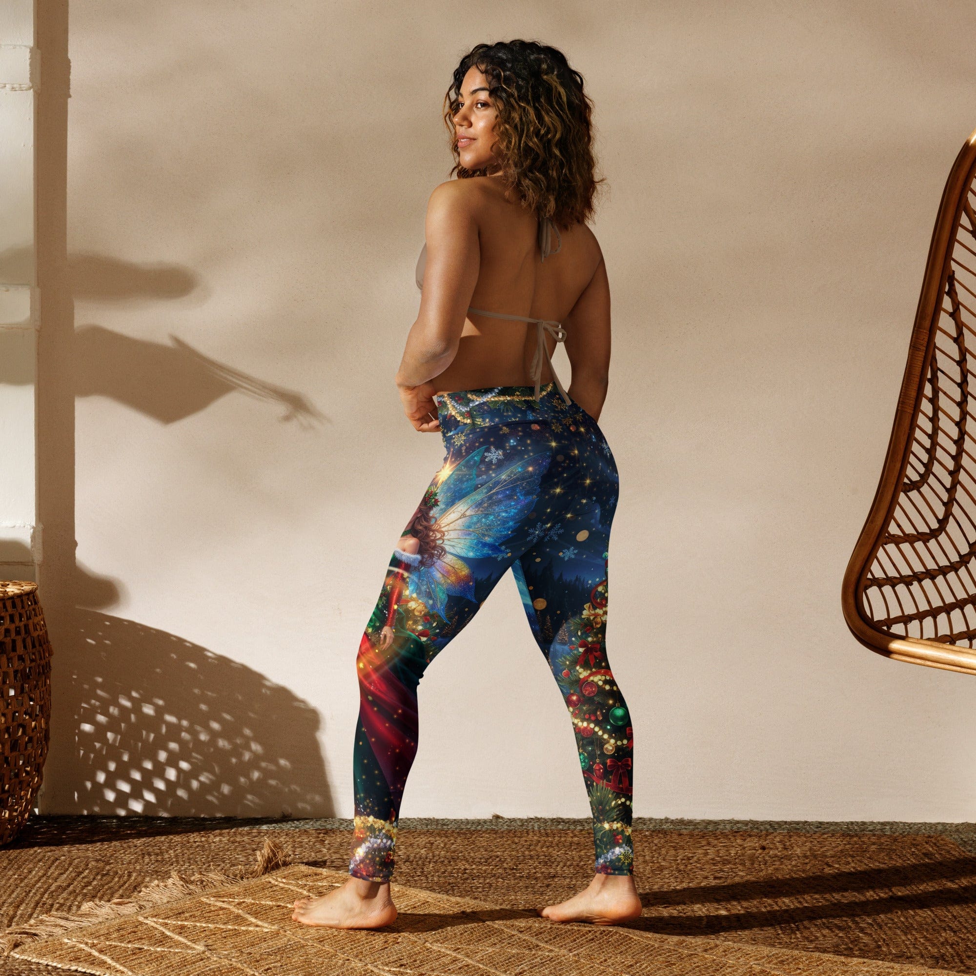 Christmas Fairy Yoga Leggings