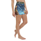 Christmas Fairy Yoga Shorts
