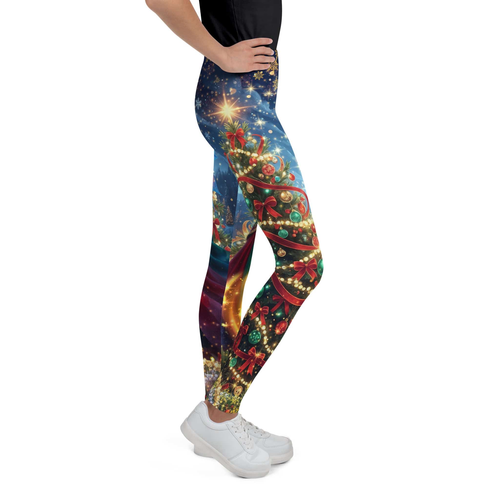 Christmas Fairy Youth Leggings
