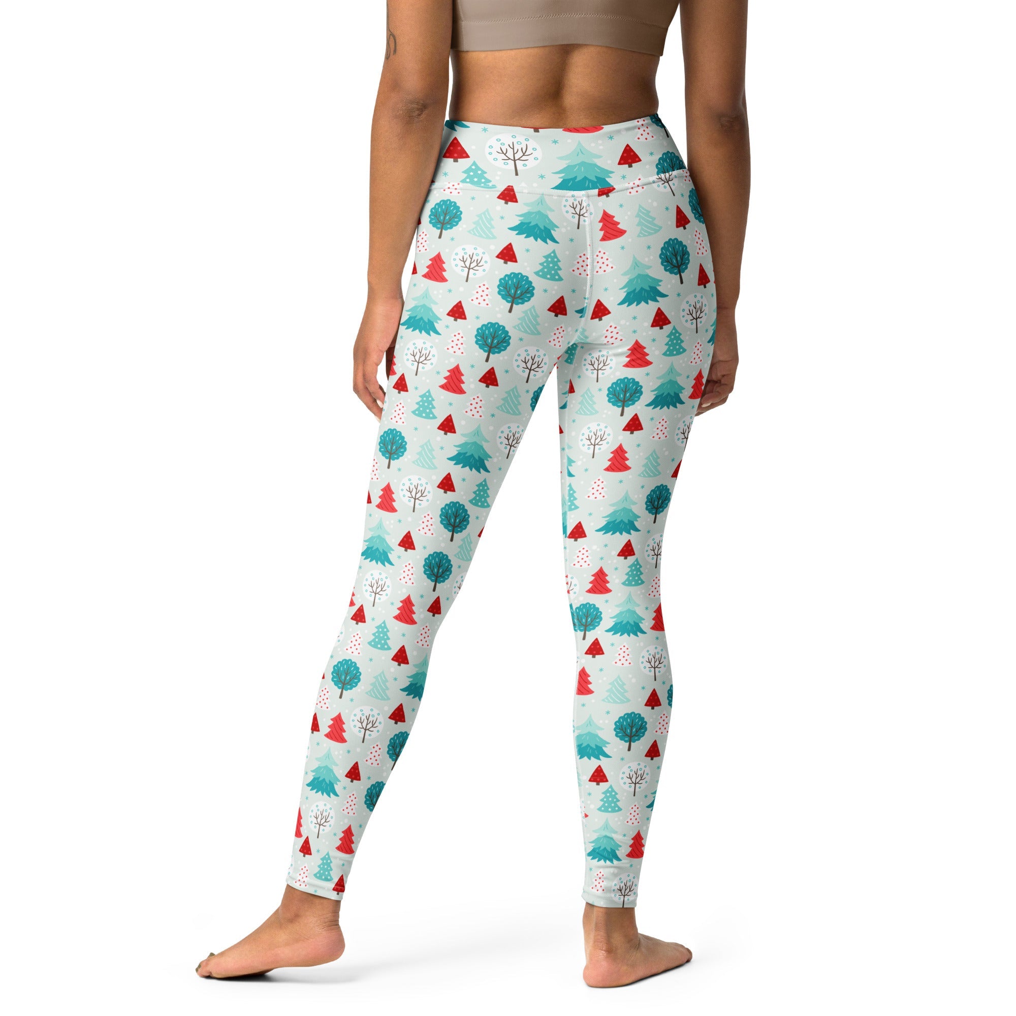 Christmas Forest Yoga Leggings