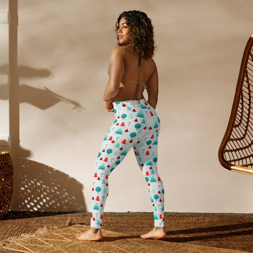 Christmas Forest Yoga Leggings
