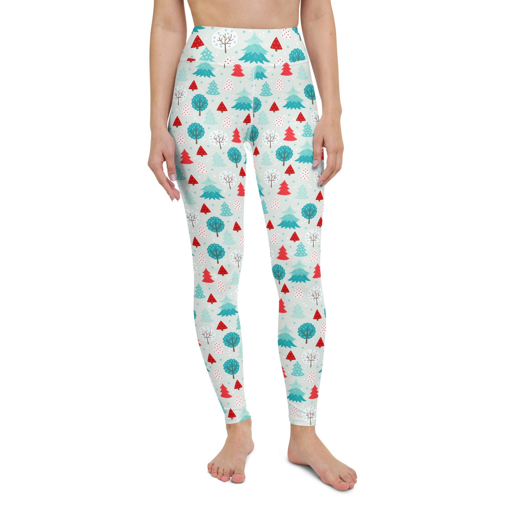 Christmas Forest Yoga Leggings