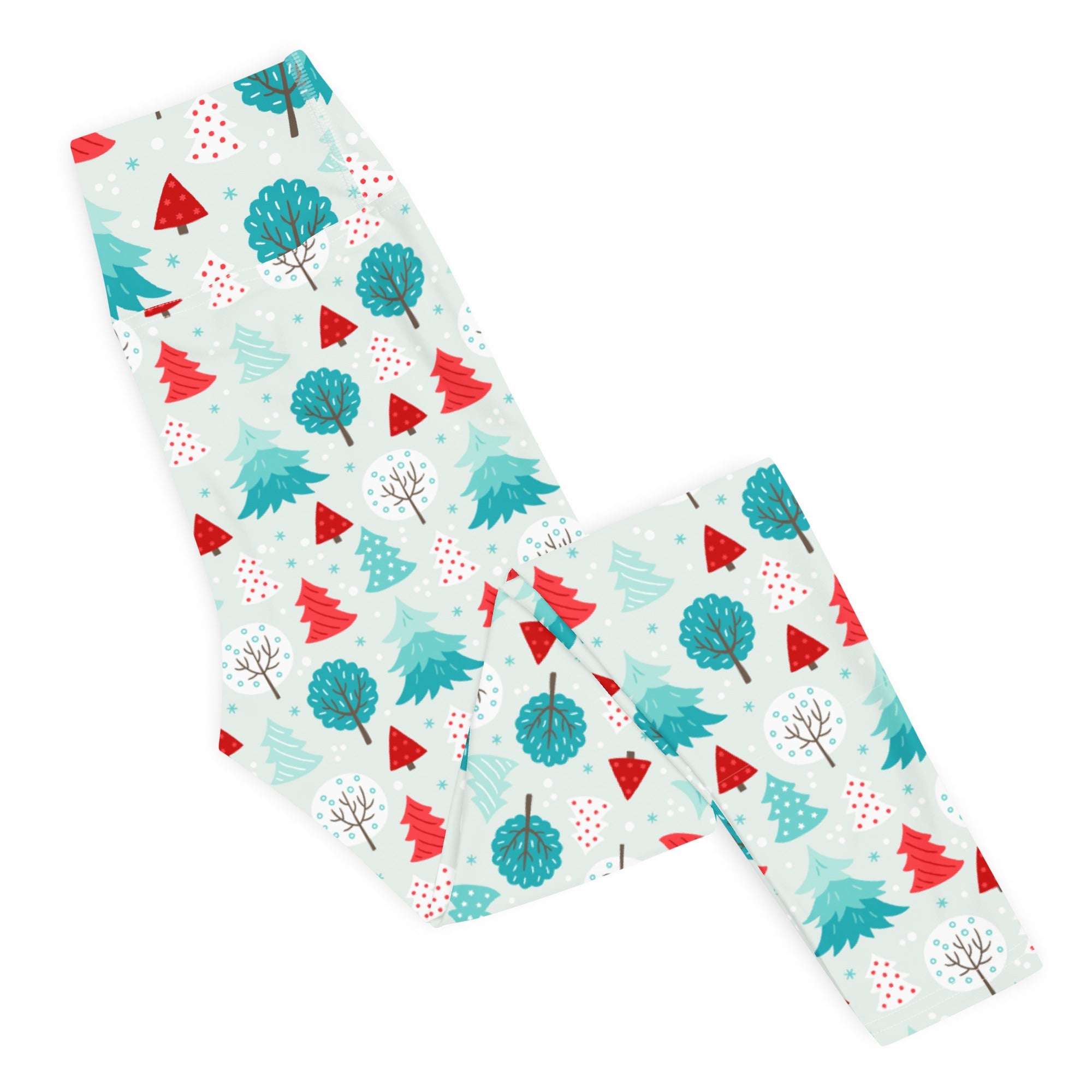 Christmas Forest Yoga Leggings