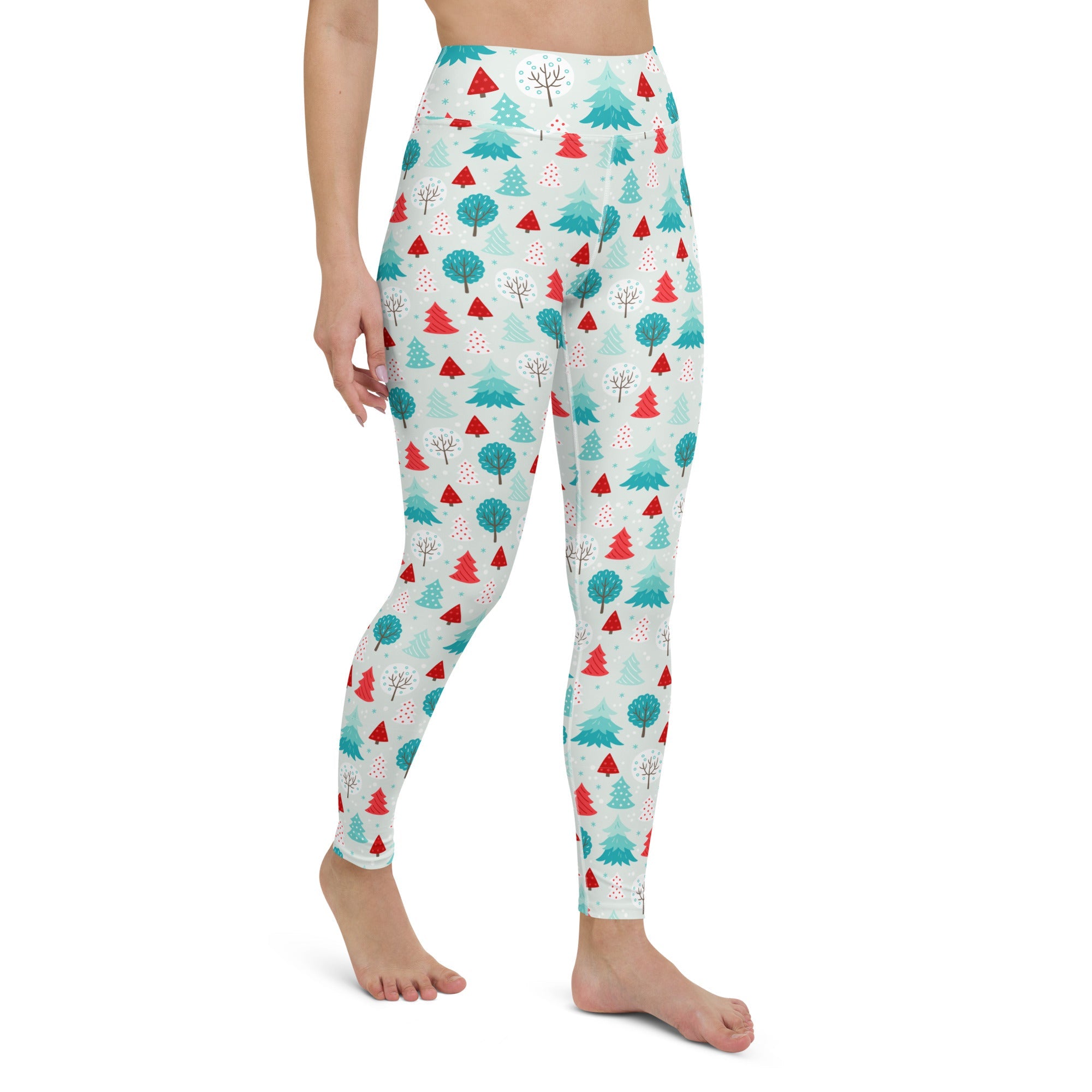 Christmas Forest Yoga Leggings