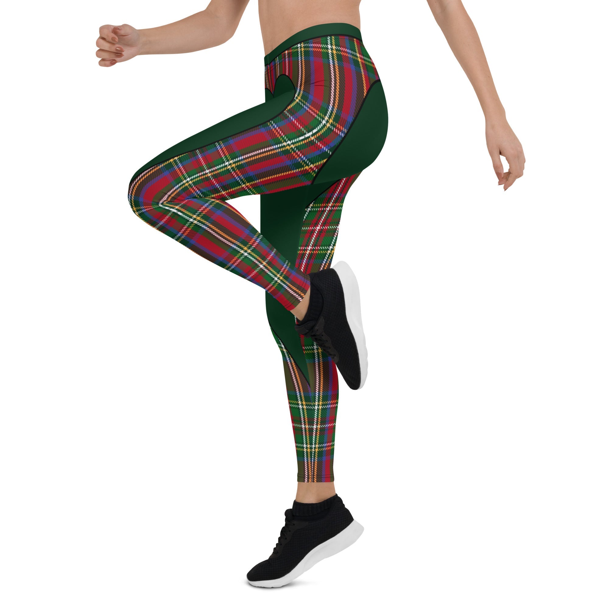 Christmas Heart Shaped Leggings