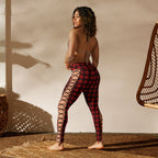 Christmas Lace Up Yoga Leggings