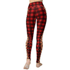 Christmas Lace Up Yoga Leggings